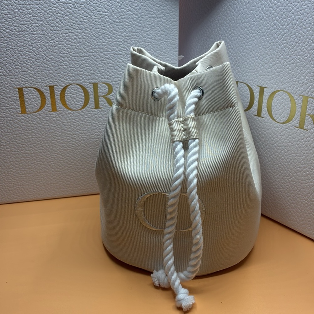 Dior Cream Mini Bucket Bag - Picture 2 of 2